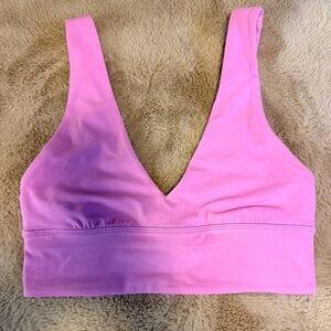 lululemon Align V-Neck Bra *Light Support A/B Cup - Dahlia Mauve - Size 6